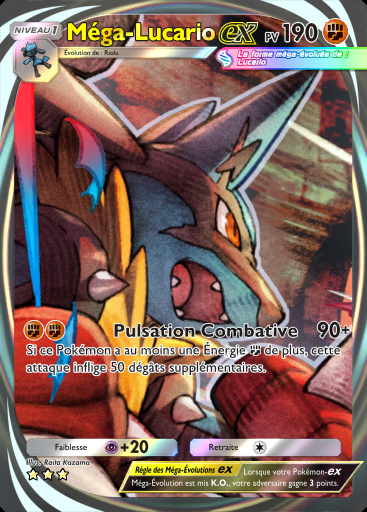 Méga-Lucario-ex #204 · Aura Palpitante (B3)