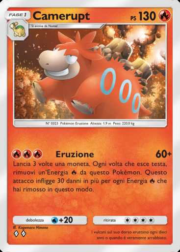 Camerupt #022 · Aura Pulsante (B3)