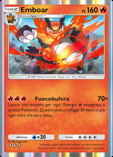 Emboar #028 · Aura Pulsante (B3)