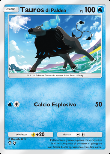 Tauros di Paldea #036 · Aura Pulsante (B3)