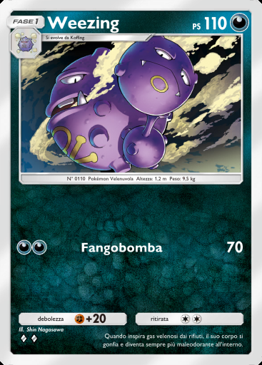 Weezing #102 · Aura Pulsante (B3)