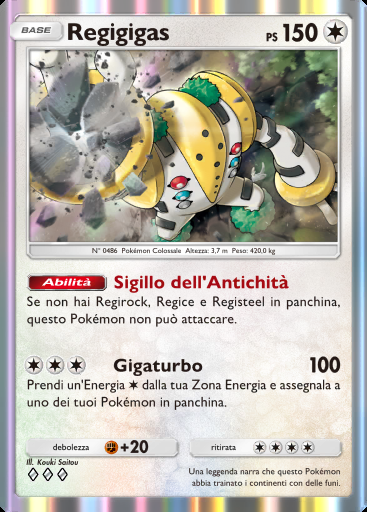 Regigigas #134 · Aura Pulsante (B3)