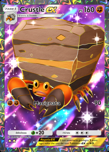 Crustle-ex #185 · Aura Pulsante (B3)