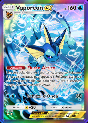 Vaporeon-ex #196 · Aura Pulsante (B3)