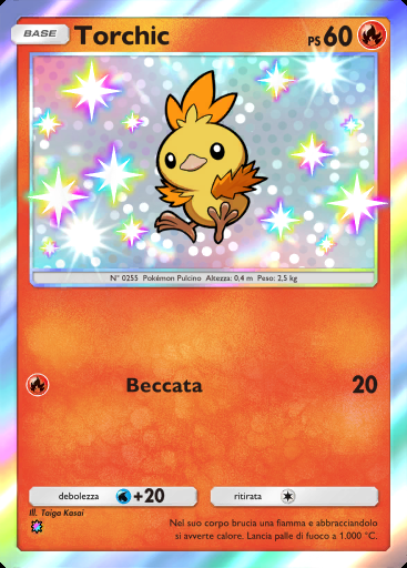 Torchic #206 · Aura Pulsante (B3)