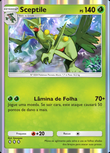 Sceptile #007 · Aura Pulsante (B3)