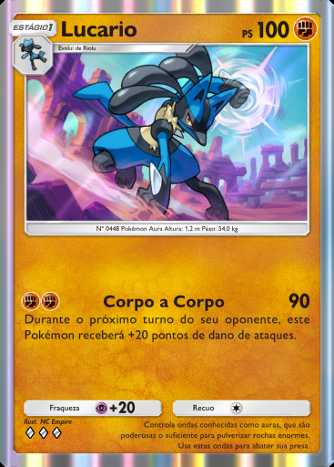 Lucario #080 · Aura Pulsante (B3)