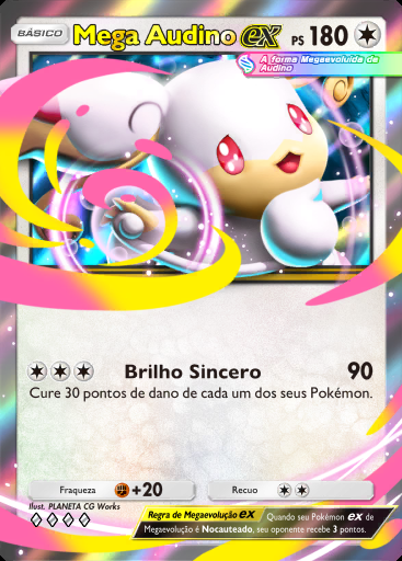 Mega Audino ex #141 · Aura Pulsante (B3)