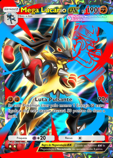 Mega Lucario ex #184 · Aura Pulsante (B3)