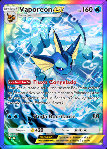 Vaporeon ex #196 · Aura Pulsante (B3)