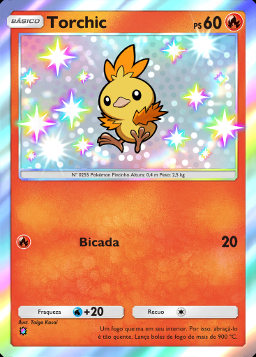 Torchic #206 · Aura Pulsante (B3)