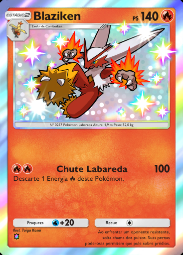 Blaziken #208 · Aura Pulsante (B3)