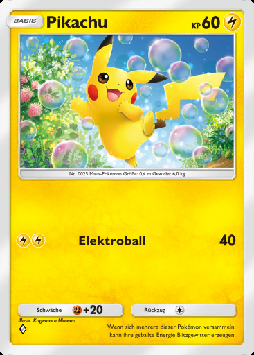 Pikachu #021 · Wunder des Alltags (B3b)