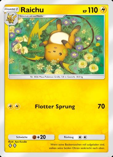 Raichu #022 · Wunder des Alltags (B3b)