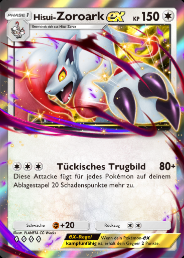 Hisui- Zoroark-ex #060 · Wunder des Alltags (B3b)