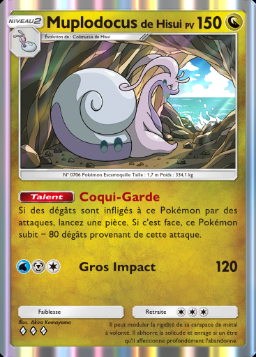 Muplodocus de Hisui #050 · Jours Heureux (B3b)