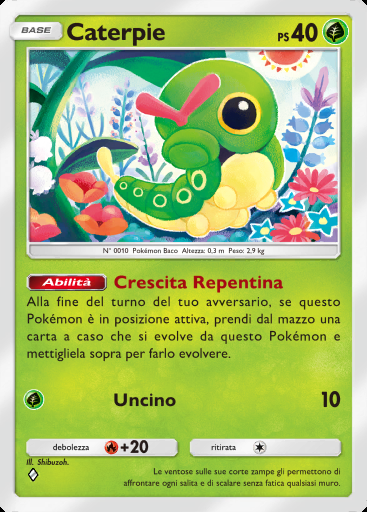 Caterpie #001 · Giorni Giocondi (B3b)