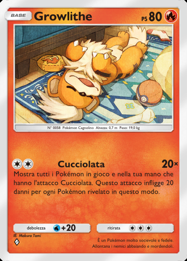 Growlithe #010 · Giorni Giocondi (B3b)