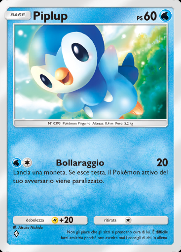 Piplup #019 · Giorni Giocondi (B3b)