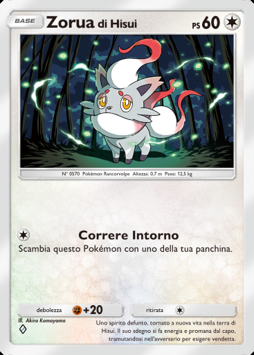 Zorua di Hisui #059 · Giorni Giocondi (B3b)