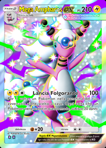 Mega Ampharos-ex #103 · Giorni Giocondi (B3b)