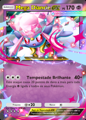 Mega Diancie ex #032 · Encantos Cotidianos (B3b)