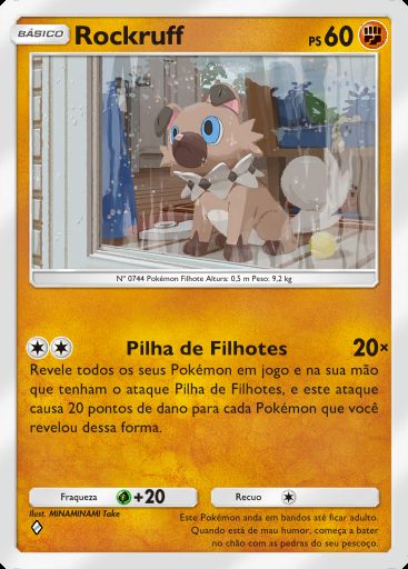 Rockruff #038 · Encantos Cotidianos (B3b)