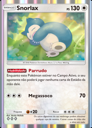 Snorlax #055 · Encantos Cotidianos (B3b)