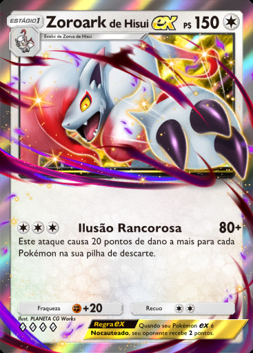 Zoroark de Hisui ex #060 · Encantos Cotidianos (B3b)