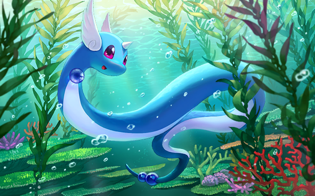 Dragonair · Ilustrações 7