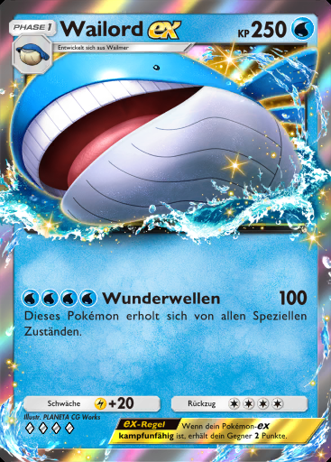 Wailord-ex #037 · Herrscher der Lüfte (B4)