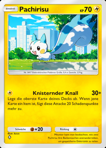 Pachirisu #054 · Herrscher der Lüfte (B4)