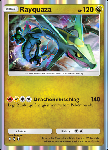 Rayquaza #119 · Herrscher der Lüfte (B4)