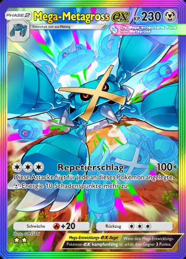 Mega-Metagross-ex #200 · Herrscher der Lüfte (B4)