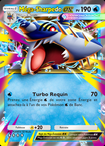 Méga-Sharpedo-ex #035 · Domination Céleste (B4)