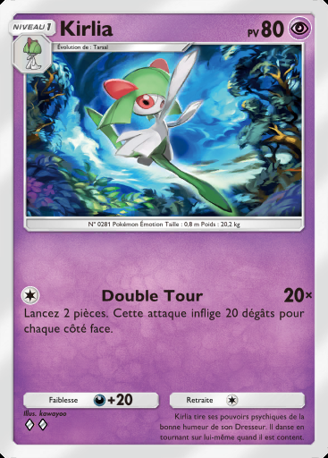 Kirlia #072 · Domination Céleste (B4)
