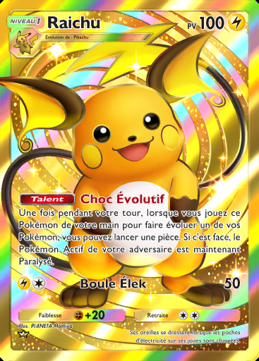 Raichu #232 · Domination Céleste (B4)