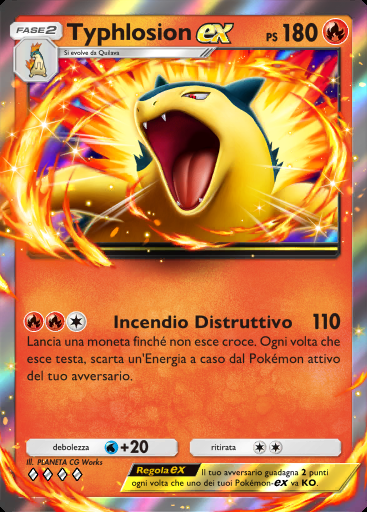 Typhlosion-ex #026 · Sovrano dei Cieli (B4)