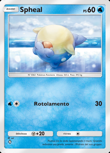 Spheal #038 · Sovrano dei Cieli (B4)