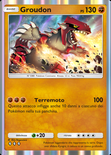 Groudon #083 · Sovrano dei Cieli (B4)