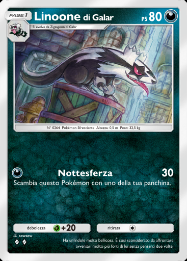 Linoone di Galar #096 · Sovrano dei Cieli (B4)
