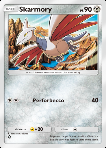 Skarmory #104 · Sovrano dei Cieli (B4)