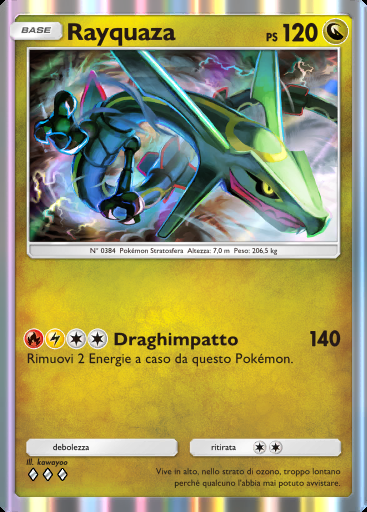 Rayquaza #119 · Sovrano dei Cieli (B4)