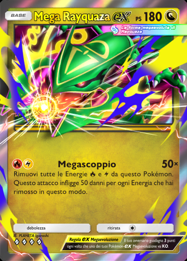 Mega Rayquaza-ex #120 · Sovrano dei Cieli (B4)