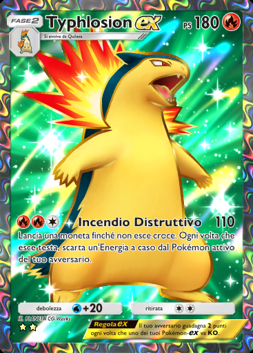 Typhlosion-ex #181 · Sovrano dei Cieli (B4)