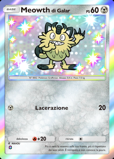 Meowth di Galar #218 · Sovrano dei Cieli (B4)