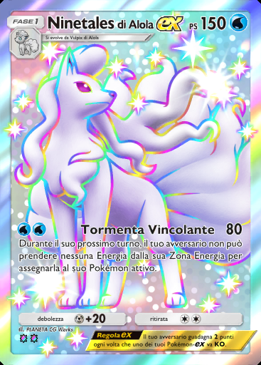 Ninetales di Alola-ex #225 · Sovrano dei Cieli (B4)