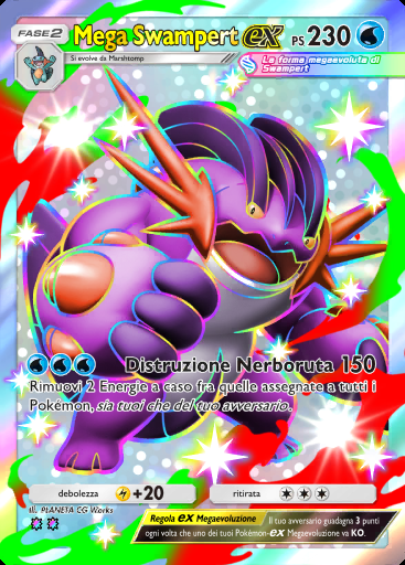 Mega Swampert-ex #226 · Sovrano dei Cieli (B4)
