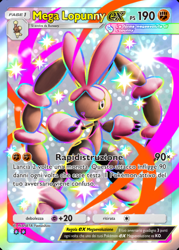 Mega Lopunny-ex #228 · Sovrano dei Cieli (B4)