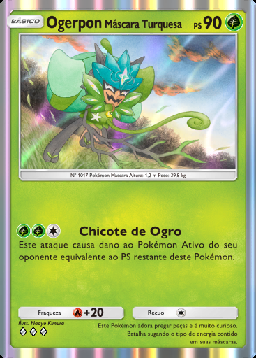 Ogerpon Máscara Turquesa #019 · Mestre dos Céus (B4)